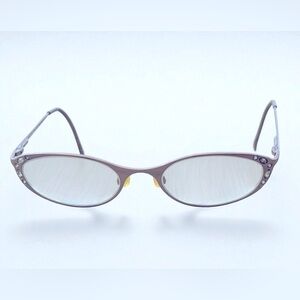 Vintage Tura Pink Metal eyeglasses frames, TURA MOD .851